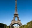 World_80 Eiffel Tower reflected in water, Paris, France