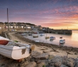 England_113 Sunrise Over Fishing Boats at Mousehole, Cornwall