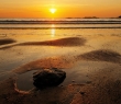Wales_14 Trearddur Bay Beach at Sunset