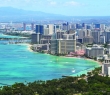 World_16 Waikiki Beach and the City of Honolulu, Hawaii