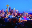 World_05 Seattle downtown at night